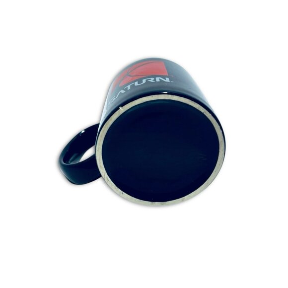 Vintage Saturn Coffee Mug Black Red Car Auto Collectible Motor Vehicle Cup. - Picture 5 of 6
